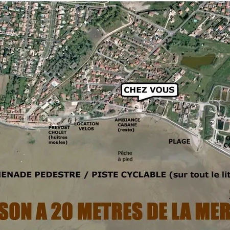 別荘 Les Pieds Dans L'ocean Plage La Rochelle Yves シャトライヨン・プラージュ